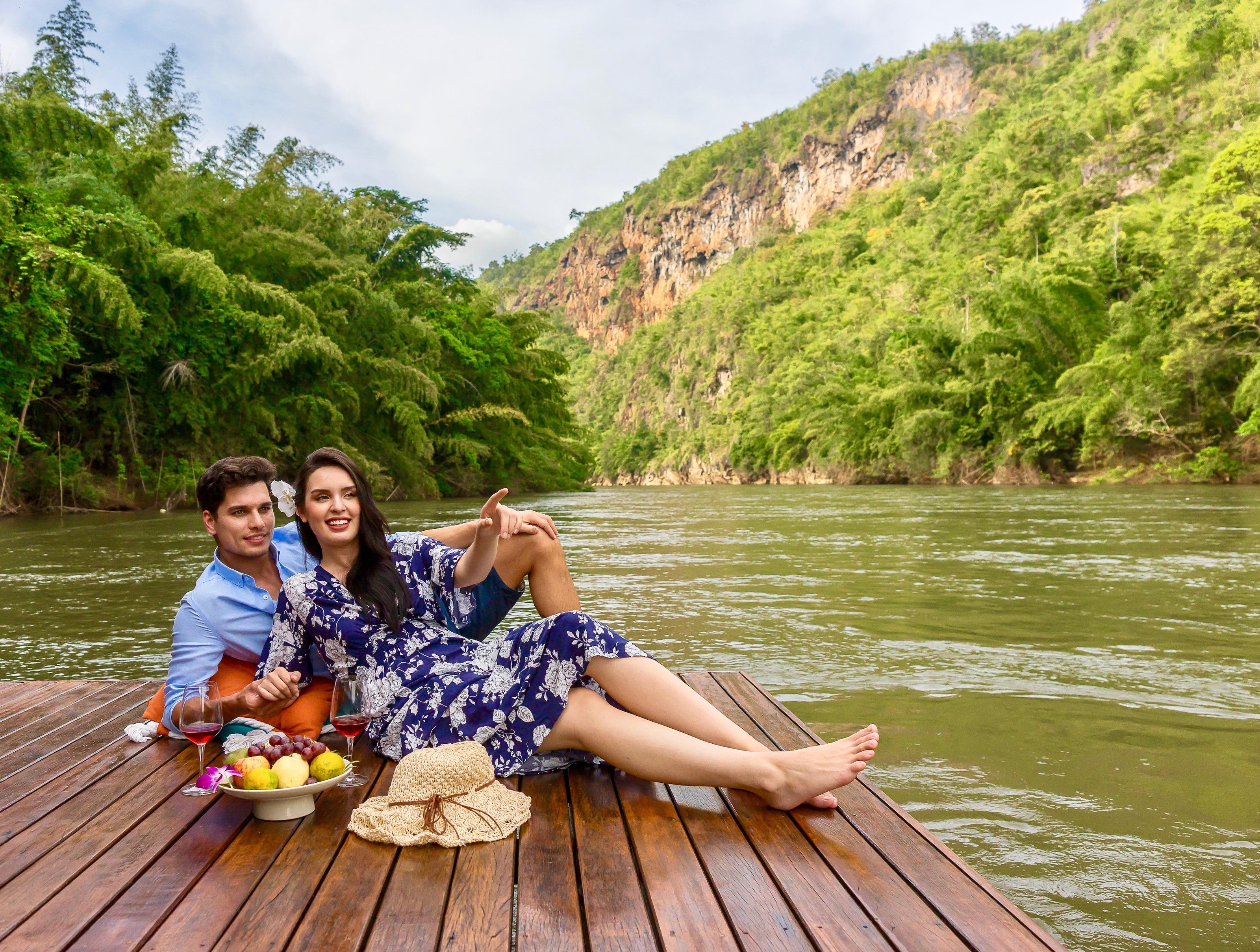The Float House River Kwai Szajok Kültér fotó