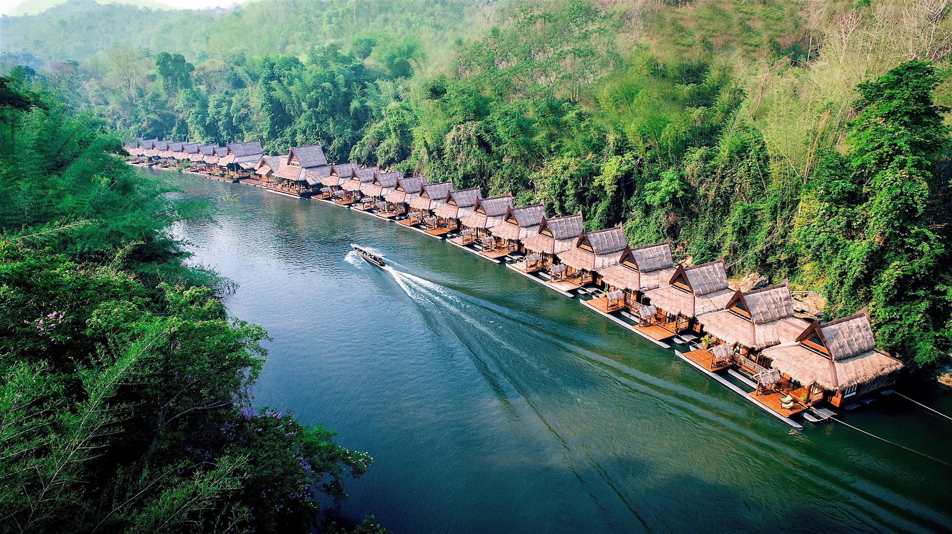 The Float House River Kwai Szajok Kültér fotó