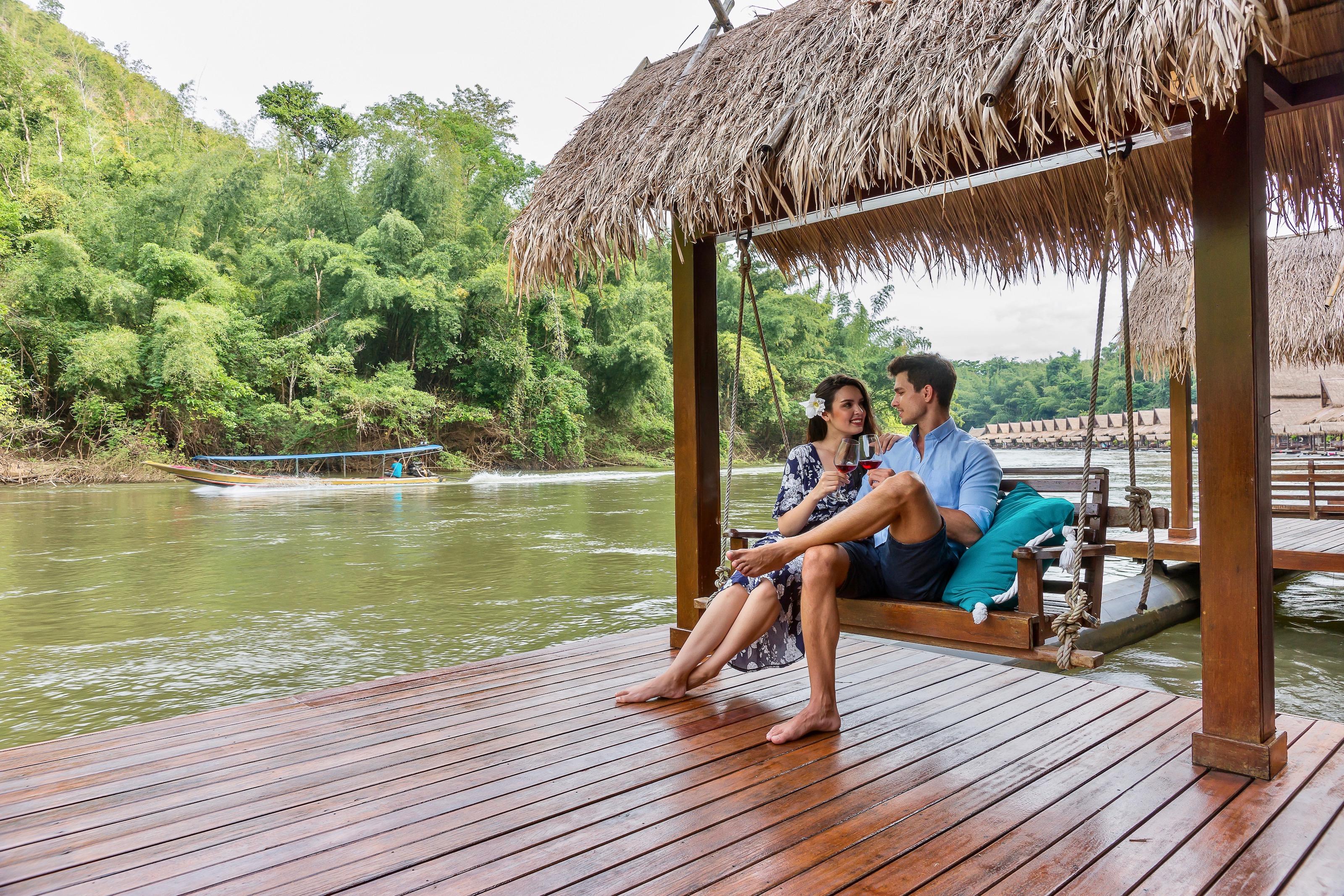 The Float House River Kwai Szajok Kültér fotó